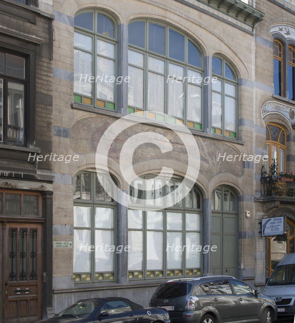 Maison-Atelier Louise de Hem, 15-17 Rue Darwin, Brussels, Belgium, (1902-1905), c2014-c2017. Artist: Alan John Ainsworth.