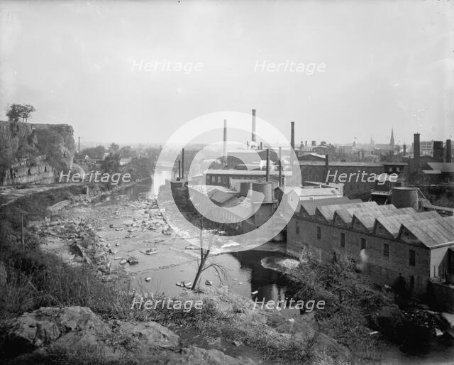 Paterson, N.J. from Water Works Park, between 1900 and 1906. Creator: Unknown.