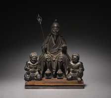 Enno Gyoja and Two Attendants, 1615-1868. Creator: Unknown.