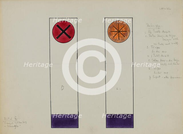 Picture X. Samuel Goldenberg, 1928. Creator: Kandinsky, Wassily Vasilyevich (1866-1944).