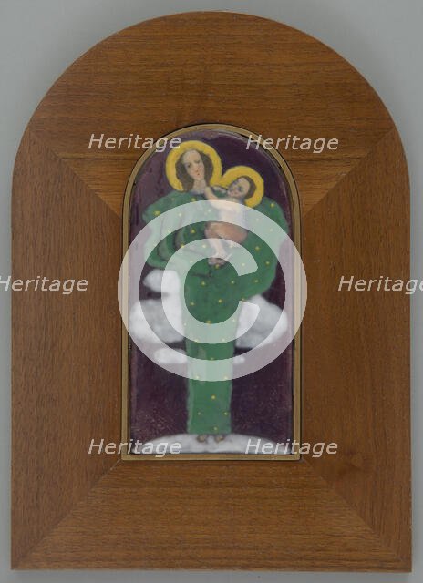 Image of the Virgin Mary and Child, 1912. Creator: Unknown.