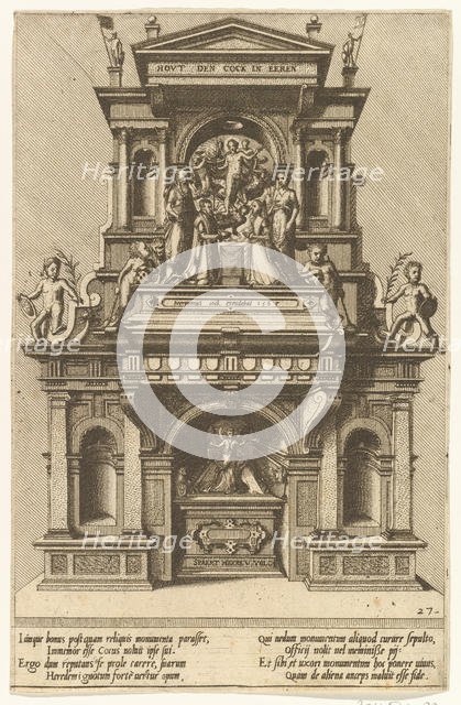 Cœnotaphiorum (27), 1563. Creators: Johannes van Doetecum I, Lucas van Doetecum.