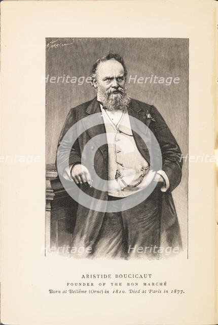 Portrait of Aristide Boucicaut (1810-1877), 1892. Creator: Anonymous.