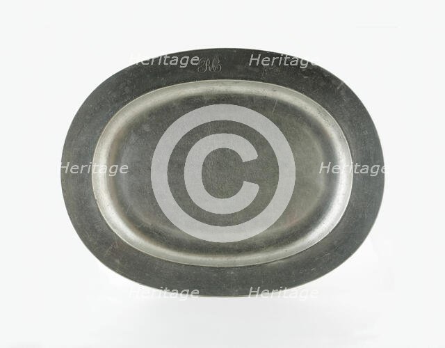 Platter, England, 1750/80. Creator: Unknown.