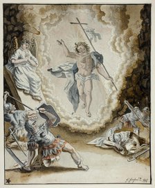 Resurrection of Christ, 1827. Creator: Gerardus Gossen.