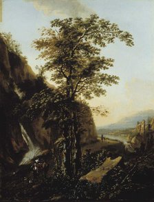 A mountainous landscape, c1650-1692. Creator: Willem de Heusch.