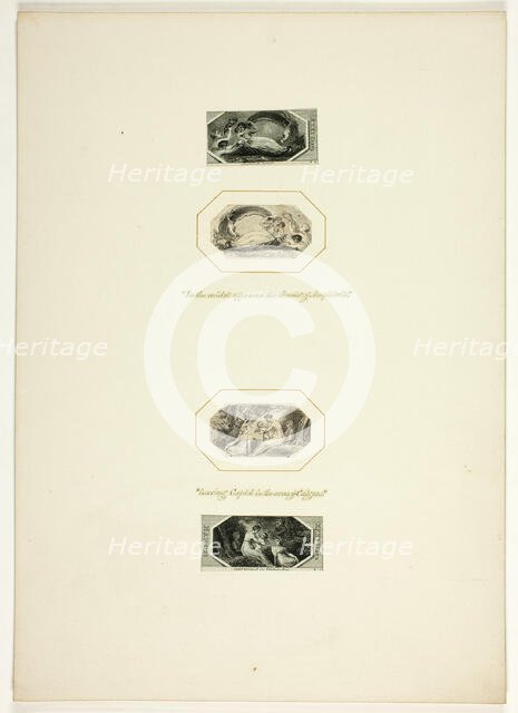 Study for a plate from Telemachus, c. 1797. Creator: Thomas Stothard.