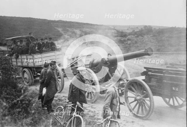 French Siege gun, between c1914 and c1915. Creator: Bain News Service.