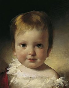 Baron Alexander Vesque von Püttlingen as a child, 1836. Creator: Friedrich von Amerling.
