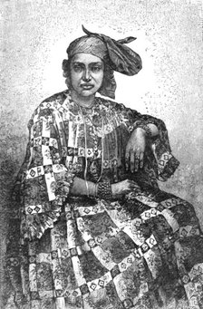 'Madecasse Lady of Sainte Marie; Recent Explorations in Madagascar', 1875. Creator: Alfred Grandidier.