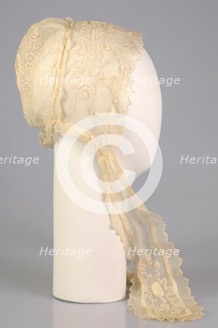 Nightcap, American, ca. 1850. Creator: Unknown.