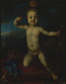 Portrait of Tsarevich Peter Petrovich of Russia (1715-1719) as Cupid. Artist: Caravaque, Louis (1684-1754)