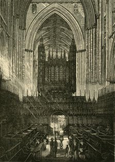 'Choir of York Minster', 1898. Creator: Unknown.