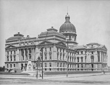 'State Capitol, Indianapolis, Indiana', c1897. Creator: Unknown.