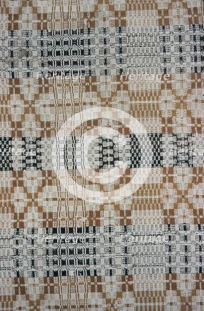 Coverlet (Fragment), United States, 1801/25. Creator: Unknown.