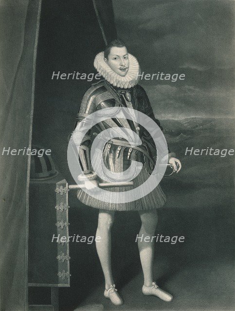 'Philip III in armoir', 1605, (1904). Artist: Juan Pantoja de la Cruz.