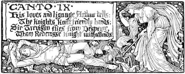 Spenser's "Faerie Queene", 1895. Creator: Walter Crane.