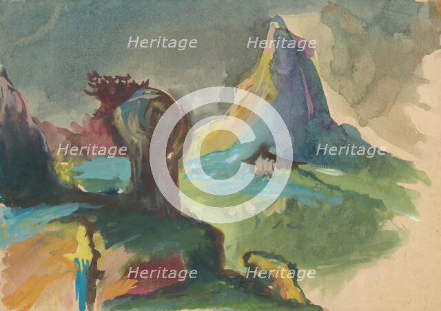 Fairytale Landscape, 1940-1944. Creator: Ján Novák.