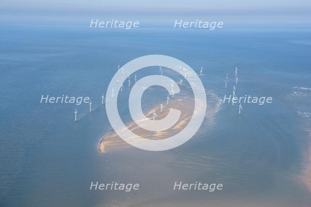 Scroby Sands Wind Farm, Norfolk, 2021. Creator: Damian Grady.