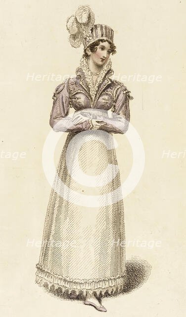 Fashion Plate (Angouleme Walking Dress), 1815. Creator: John Bell.