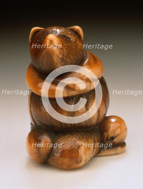 Badger Disguised as a Priest, 19th century. Creator: Unknown.