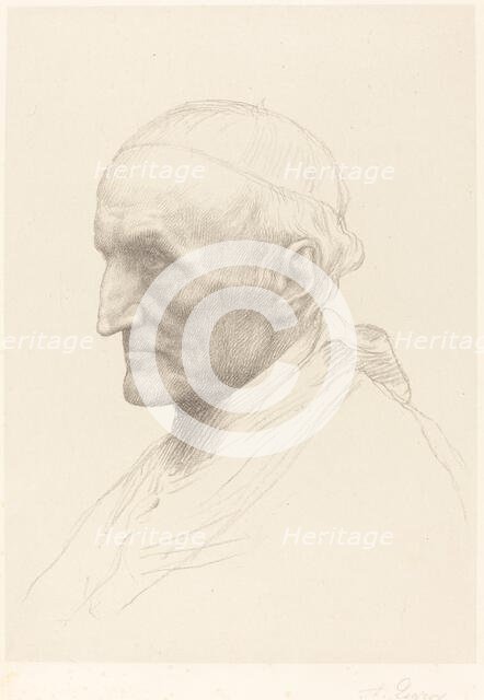 Cardinal Manning, 2nd plate. Creator: Alphonse Legros.