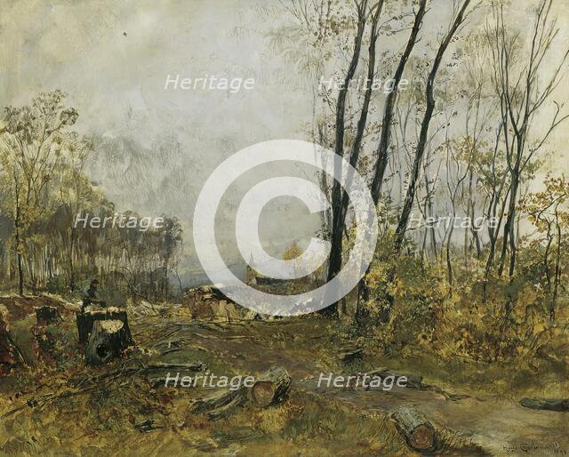 Au near Klosterneuburg, 1893. Creator: Hugo Charlemont.