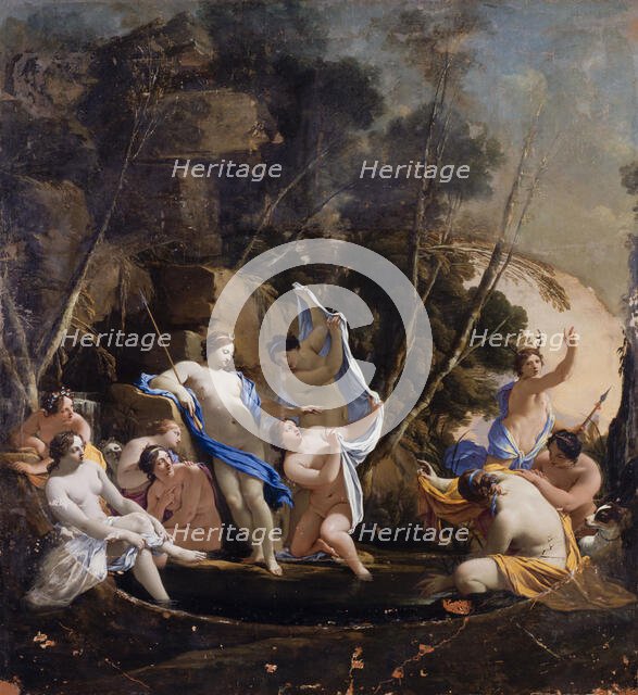 Diane et Actéon, between 1635 and 1640. Creator: Michel Dorigny.
