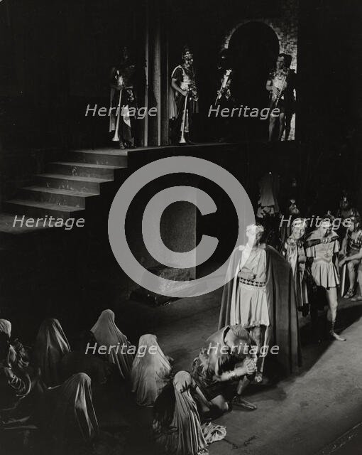 Kneeling man, 1938. Creator: Unknown.