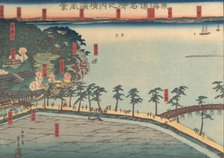 Landscape View at Yokohama (Yokohama fukei), 2nd month, 1860. Creator: Sadahide Utagawa.