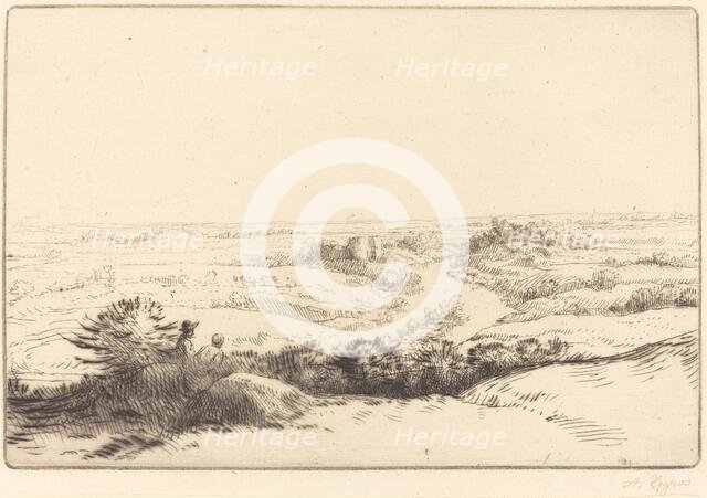 Prospect (Le point de vue). Creator: Alphonse Legros.