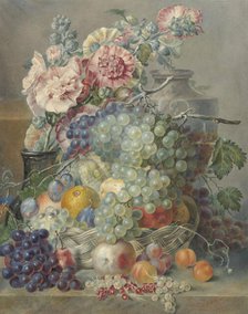 Still life with fruits and flowers, 1781-1832. Creator: Annette Reijerman.