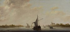 A View of the Maas at Dordrecht, about 1645-1646. Creator: Aelbert Cuyp.