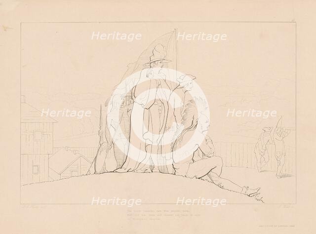 Gertrude of Wyoming, plate 11, 1846. Creator: Edward Webb.