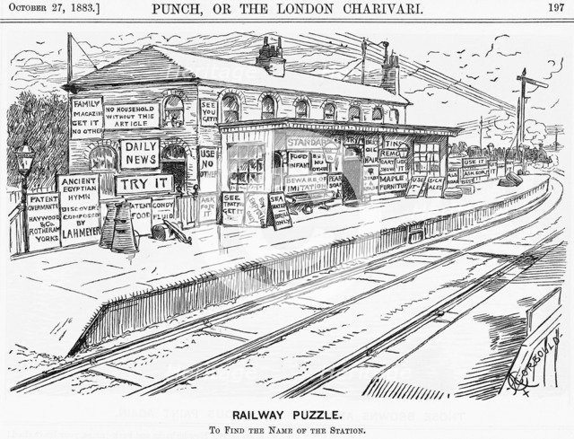 'Railway Puzzle', 1883. Artist: Unknown.
