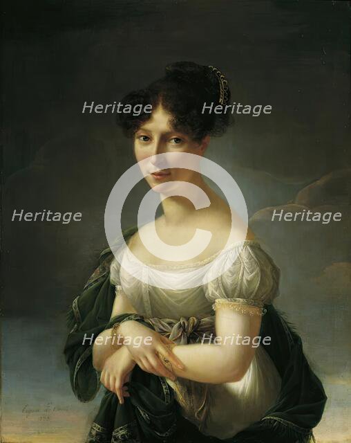 Portrait of a lady, 1822. Creator: Eugènie Tripier Lefranc.