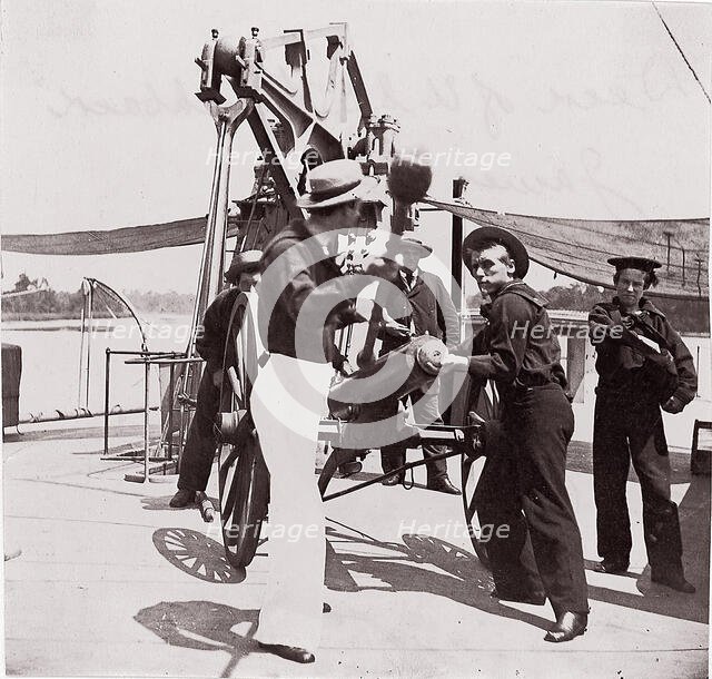 Officers of U.S.S. Hunchback, 1861-65. Creator: Unknown.