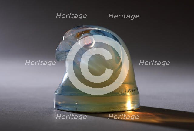 Tete - d' Epervier Lalique mascot. Creator: Unknown.