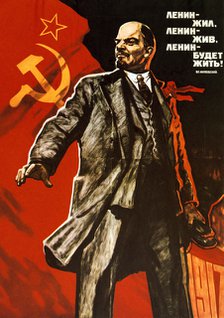 'Lenin Lived, Lenin Is Alive, Lenin Will Live', 1965. Artist: Unknown