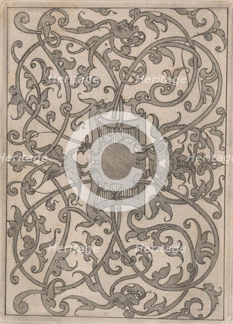 Copies after the 'Livre contenant passement de moresques' (plate 4), 19th century (?). Creator: Jacques Androuet Du Cerceau.