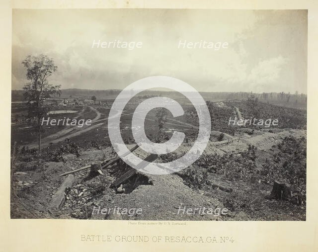 Battle Ground of Resacca, GA, No. 4, 1866. Creator: George N. Barnard.