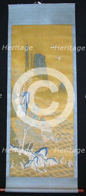 Scroll, China, Qing dynasty (1644-1911), c. 1840. Creator: Unknown.