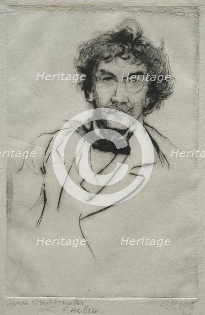 James MacNeill Whistler, 1903. Creator: Paul César Helleu (French, 1859-1927).