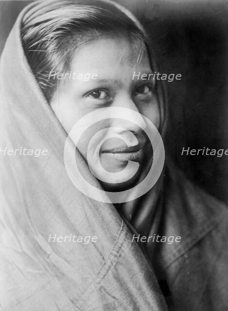 Quilliute girl, c1913. Creator: Edward Sheriff Curtis.