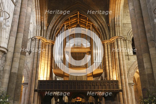 Organ, Hexham Abbey, Northumberland, 2010. Creator: Peter Thompson.