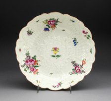 Dish, Worcester, c. 1760. Creator: Royal Worcester.