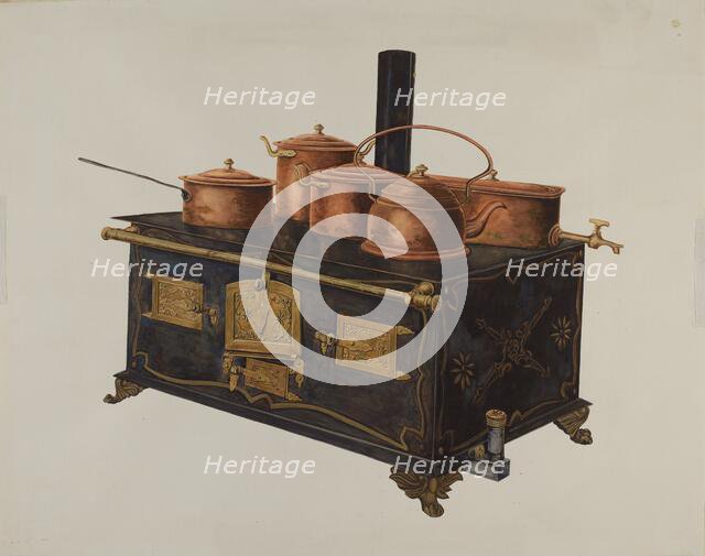 Toy Stove, 1935/1942. Creator: Einar Heiberg.