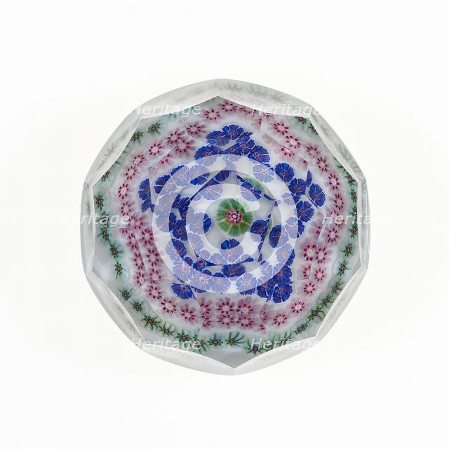 Paperweight, Clichy, 19th century. Creator: Clichy Glassworks.