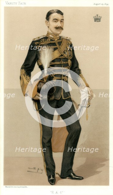'H A C', the Earl of Denbigh, 1894.Artist: Spy