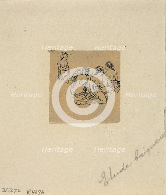 Study of Bathers, n.d. Creator: Rodolphe Bresdin.